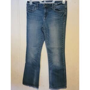 Tommy Hilfiger Classic Boot Womens Blue Jeans Size 6S Mid Rise